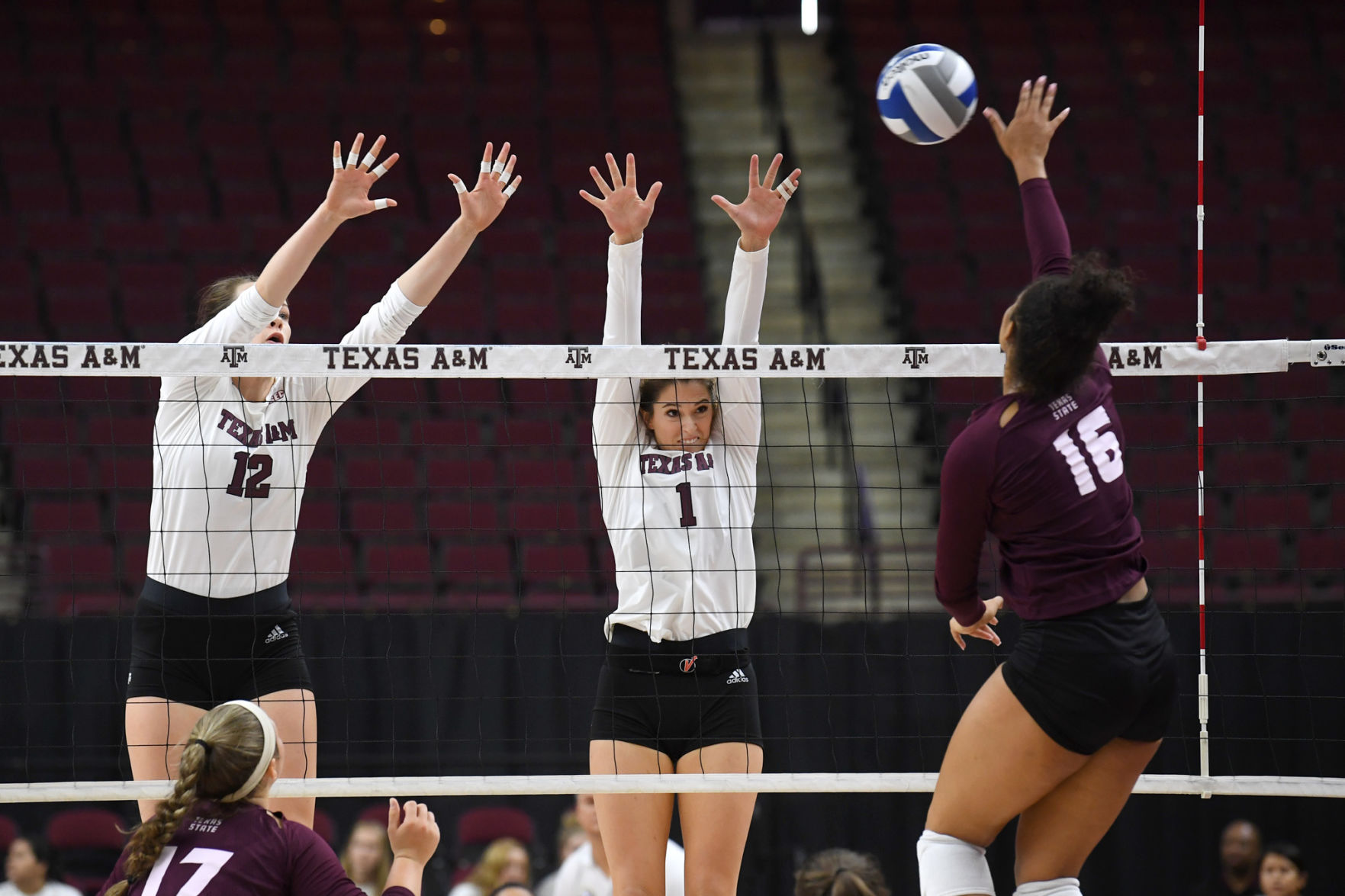Texas A&M vs. Texas State volleyball